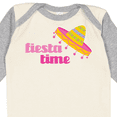 thumbnail image 4 of Inktastic Fiesta Pink Sombrero Girls Long Sleeve Baby Bodysuit, 4 of 5
