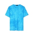 thumbnail image 5 of INSPIRE CHIC Men's T-Shirts Short Sleeve Summer Tie Dye Tee Hip Hop Printed T-Shirts L Royal Blue, 5 of 6