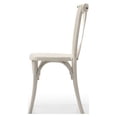 thumbnail image 6 of 2-Pack Resin X-Back Chair, Dining Chair Furniture 2-Pack, Modern Farmhouse Cross Back Chair for Kitchen,Lime Wash, 6 of 9
