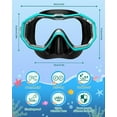 thumbnail image 2 of Swim Goggles with Nose Cover,Latest HD 3-Window Wide Vision Lens Snorkel Mask Anti-Fog&Leak for Adults Youth and Kids Swimming Snorkeling Diving, 2 of 10
