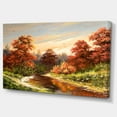 thumbnail image 2 of The Red River - Landscape Art Print Canvas, 2 of 3