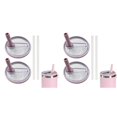 thumbnail image 1 of (Lot de 2) Rinsvye Lot de 2 Gobelets Bol 40 Oz Gobelet Couvercle à Paille Rabattable Parapluie Remue-Méninges Remplacement Compatible avec Déversement Mini Support Séparé Étanche au Sol Couvercles de Gobelet Anti-Éclaboussures Bouchon Terre Étincelante Couvercle de Gobelet Réutilisable f, 1 of 5
