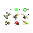 thumbnail image 1 of Puzle de plástico Toy Figures HUOGUO Wild Insects World, 6 unidades, 1 of 5