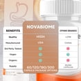thumbnail image 4 of NovaBiome Advanced Gut Support Pills Advanced Energy Vitamin Supplement Nova Biome 300 Capsules, 4 of 8