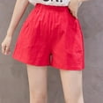 thumbnail image 3 of Eashery Womens Shorts Trouser Fashion Women Shorts Sets Outfits Red L, 3 of 5