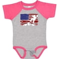 thumbnail image 3 of Inktastic Snowboarding Us Flag Boys or Girls Baby Bodysuit, 3 of 5
