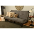 thumbnail image 2 of Kodiak Furniture Carson Wood Futon in Java Brown Finish w/ Suede Black Mattress, 2 of 5