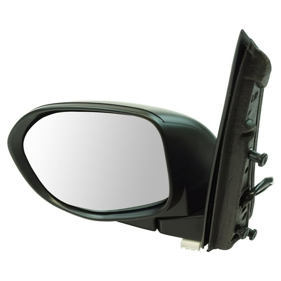 TRQ Driver Side Mirror Assembly Power Textured Black Foldaway Fits 2014-2017 Honda Odyssey LX