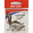 thumbnail image 4 of Eagle Claw 085AH-2 Plain Shank Offset Hook, Nickel, Size 2, 10 Pack, 4 of 5