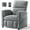 Gray, variant on CHITOOMA Power Recliner Chair for Adults, Electric Recliner with Adjustable Backrest & Footrest, Remote Control, Chenille Fabric, High Back, Thick Cushion for Living Room,Bedroom,Home Theater,White