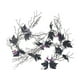thumbnail image 2 of Fiudx Ojo de Flor Morada de Ratán para Halloween, Decoración Única de Rama Seca, Diseño de Simulación Exquisito, Decoración para El Hogar y La Oficina, Multiusos, Forma Flexible, Tamaño 175 X 25 X 5, 2 of 6
