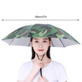 thumbnail image 3 of Umbrella Hat for Adult, Silver Gel Hands-Free Sun Rain Cap, 3 of 8