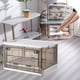 thumbnail image 2 of Cajas de almacenamiento plegables Contenedor con cierre de clip con tapa blanco, 2 of 9