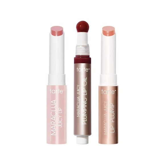 Set de labios Tarta Maracuja Juicy Lip con 3 tonos, tamaño de viaje