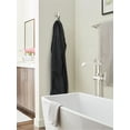 thumbnail image 2 of Amerock Burbank Transitional Single Prong Satin Nickel/Polished Chrome Wall Hook, 2 of 9