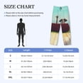 thumbnail image 4 of Sikiie Elehpant And A Giraffe Looking At The Sea Pajama Pants Men, PJ Bottoms, Sleep & Lounge Pants-Large, 4 of 6