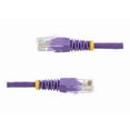 thumbnail image 3 of StarTech.com 6 ft Cat5e Patch Cable with Molded RJ45 Connectors - Purple - Cat5e Ethernet Patch Cable - 6ft UTP Cat 5e Patch Cord (M45PATCH6PL) - Patch cable - RJ-45 (M) to RJ-45 (M) - 6 ft - UTP - CAT 5e - molded - purple, 3 of 4