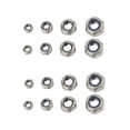 thumbnail image 4 of FONDOTIN 180Pcs Stainless Steel Locknuts for Mechanical Joining with Shockproof Function and Hexagonal Shape, 4 of 8