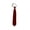 Burgundy, variant on Solid Black Men's 20" Zipper Tie