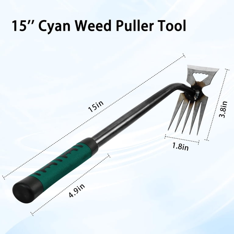 Naishier Weed Puller Tool, 6-Teeth Design photo 5