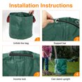 thumbnail image 4 of 2pcs Garden Bag Holder 60L Gallon 45 x 40.64 x 38cm, 4 of 6