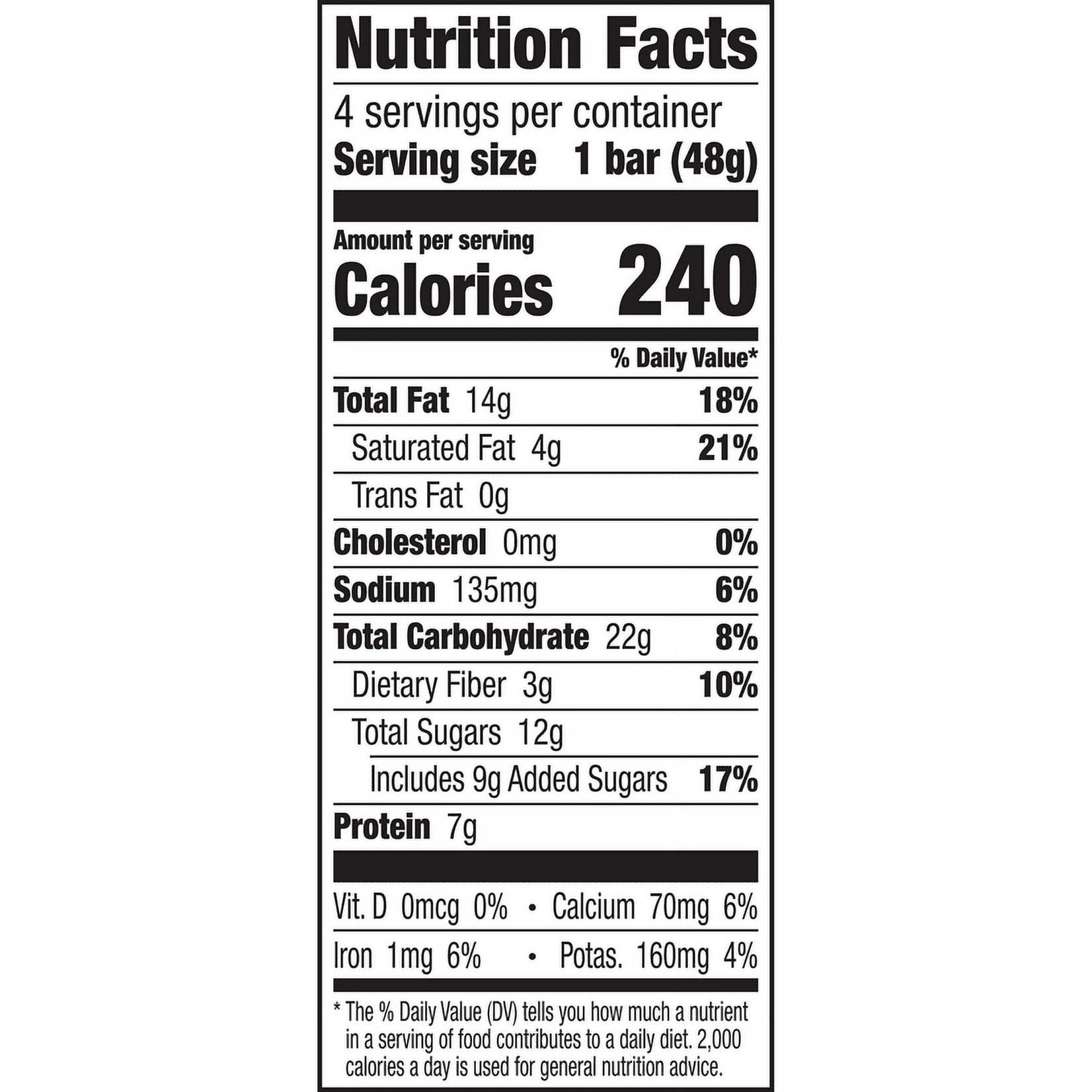 Nature Valley Packed Sustained Energy Bar, Almond Butter and Blueberry, 4 ct