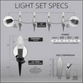 thumbnail image 5 of Wintergreen Lighting C7 Cool White OptiCore Faceted LED Pathway Light Kit, 25 Lights, 12" Spacing, Green Wire, 25 ft, 5 of 8