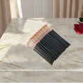 thumbnail image 4 of Unique Bargains 50 Pcs Disposable Colorful Eyelash Brush for Bathroom Black Plastic Nylon, 4 of 5