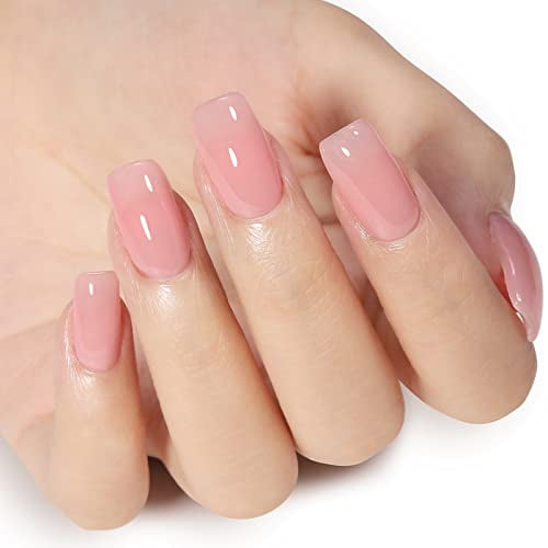 Aggregate 140+ pink gel nails super hot
