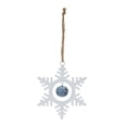 thumbnail image 2 of Melrose International LLC Snowflake Ornament w/Bell (Set of 12) 6.5"H Iron, 2 of 3