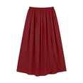 thumbnail image 5 of GUACER High Waisted Maxi Skirt for Women Side Slit Boho Flowy Long Skirt Casual Summer Beach Skirts, 5 of 6