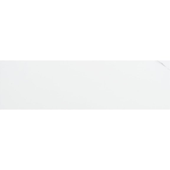 The Tile Life Chronos White/ Gold Matte Porcelain Subway Floor & Wall Tile, 4 x 13 in, 10-Piece