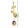 thumbnail image 4 of YAOMOBB Classmates Friendship Pendant Gem shaped Tassel Pendant with Photo Insert 2024 Class Graduation Pendant Mentor Appreciation Gift, 4 of 7