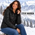 thumbnail image 7 of Steve Madden Womens Packable Quilted Winter Puffer Jacket with Hood, 7 of 7
