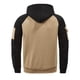 thumbnail image 4 of MHFRRA Sudadera con Capucha y Bolsillo Frontal Tipo Cangurera para Un Ajuste Informal y Cómodo Caqui, 4 of 4