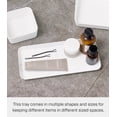 thumbnail image 6 of Yamazaki Home Vanity Tray - Flat - Two Sizes, White, Steel, 4" x 8.5", No Assembly, 6 of 7