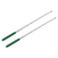 thumbnail image 1 of Unique Bargains Mât de Drapeau de Tournée Télescopique Portatif à Main de 4 Pieds, Vert, Lot de 2, 1 of 6