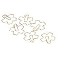 thumbnail image 4 of 50pcs Paper Clips Portable Small Gold Unique Cute Sakura Shape Bookmark Office File Classification Decoration, 4 of 5