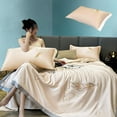 thumbnail image 1 of VOAVEKE Summer Solid Color Pillowcase for Sleeping,Throw Pillowcase for Bed,Pillowcase Polyester Sleep Pillowcase Good For Sleeping Soft Breathable Sleep Cooler Pillowcase 5 Colors 2pcs, 1 of 5