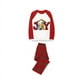 thumbnail image 2 of Pijama familiar a juego de Navidad, Joy with cristiano, gris, 2 of 3