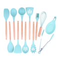 thumbnail image 3 of Silicone Wood Turner Soup Spoon Spatula Brush Scraper Pasta Server Egg Beater Kitchen Cooking Tools Kitchenware, 3 of 3