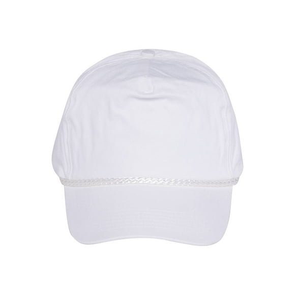 Cotton Twill Golf Cap - White