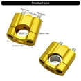 thumbnail image 5 of Ergonomic Motorcycle Handlebar Risers Motorcycle Handlebar Height Modifier, 5 of 13