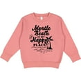 thumbnail image 2 of Inktastic Myrtle Beach is My Happy Place with Palm Trees Toddler Sweatshirt, 2 of 4