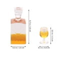 thumbnail image 2 of LOLIPPYY 4 Sets Assorted Color Mini Wine Bottles Resin Small Miniature Bottles Decorative Micro Landscape, 2 of 8