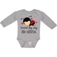 thumbnail image 3 of Inktastic Little Sister Ladybug Girls Long Sleeve Baby Bodysuit, 3 of 5