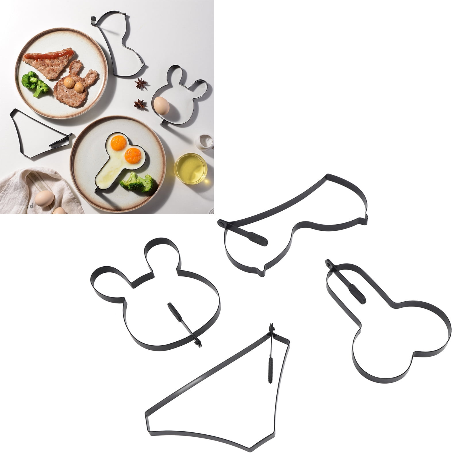 Pancake Shaper, Oeuf Anti Stick Anti Scald pour Cuisine