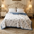 thumbnail image 5 of Cififendec Cooling Reversible Summer Quilt, 59.06"×39.37", Elegant Two-Tone Air Conditioner Comforter, Washable Bed Throw for Bedroom, Couch and All-Season Use, 5 of 5