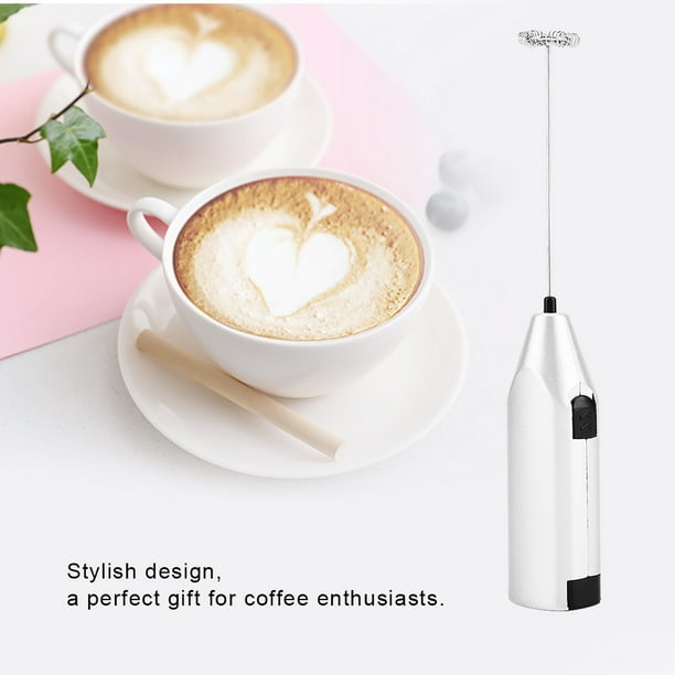 Electric Milk Frother，Handheld Milk Frother Electric Foam Maker For