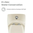 thumbnail image 6 of Chateau One-Piece Elongated Dual-Flush Toilet in Bisque 1.1/1.6 gpf, 6 of 14